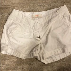 J. Crew white shorts